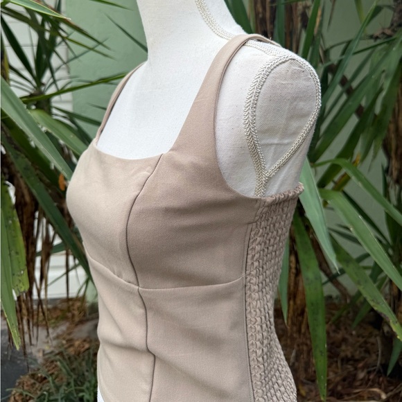 Abercrombie & Fitch Taupe Tan Bustier Tank - Picture 9 of 14